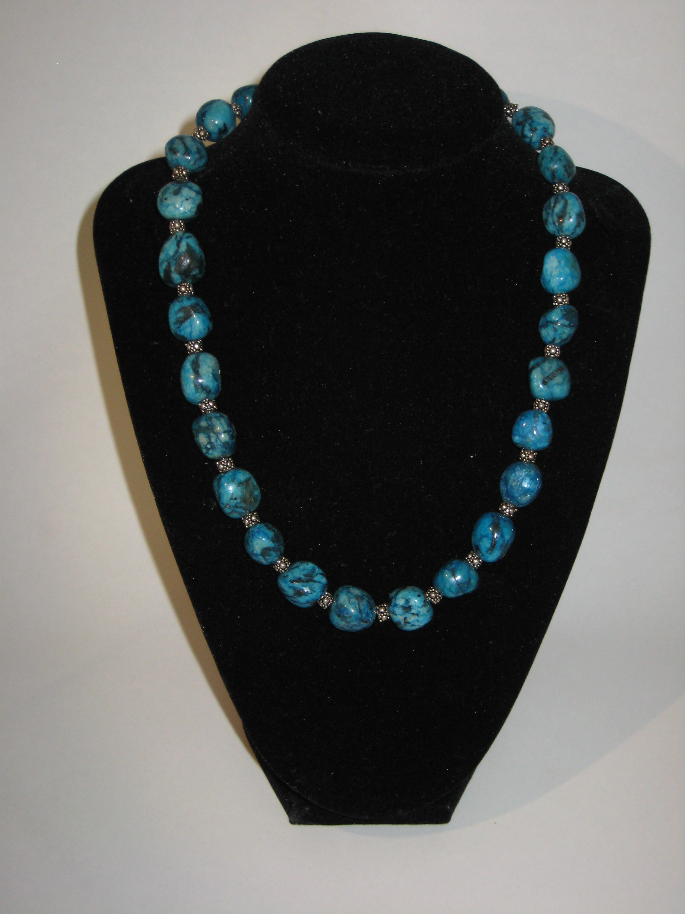 Faux Turquoise Necklace